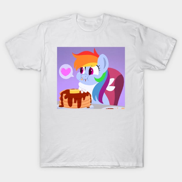 Rainbow Pancakes T-Shirt by SodaPopBlast